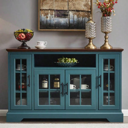 Buffet Table Sideboard with 4 Doors