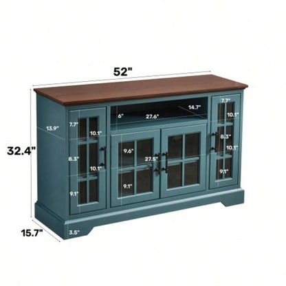 Buffet Table Sideboard with 4 Doors
