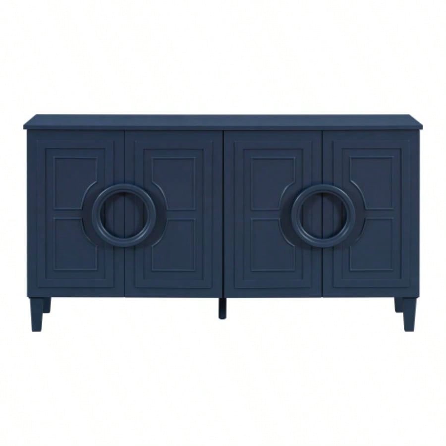 USTYLE Four - door sideboard with French - Inspired, Suitable Living Rooms, Entrance and Study Rooms