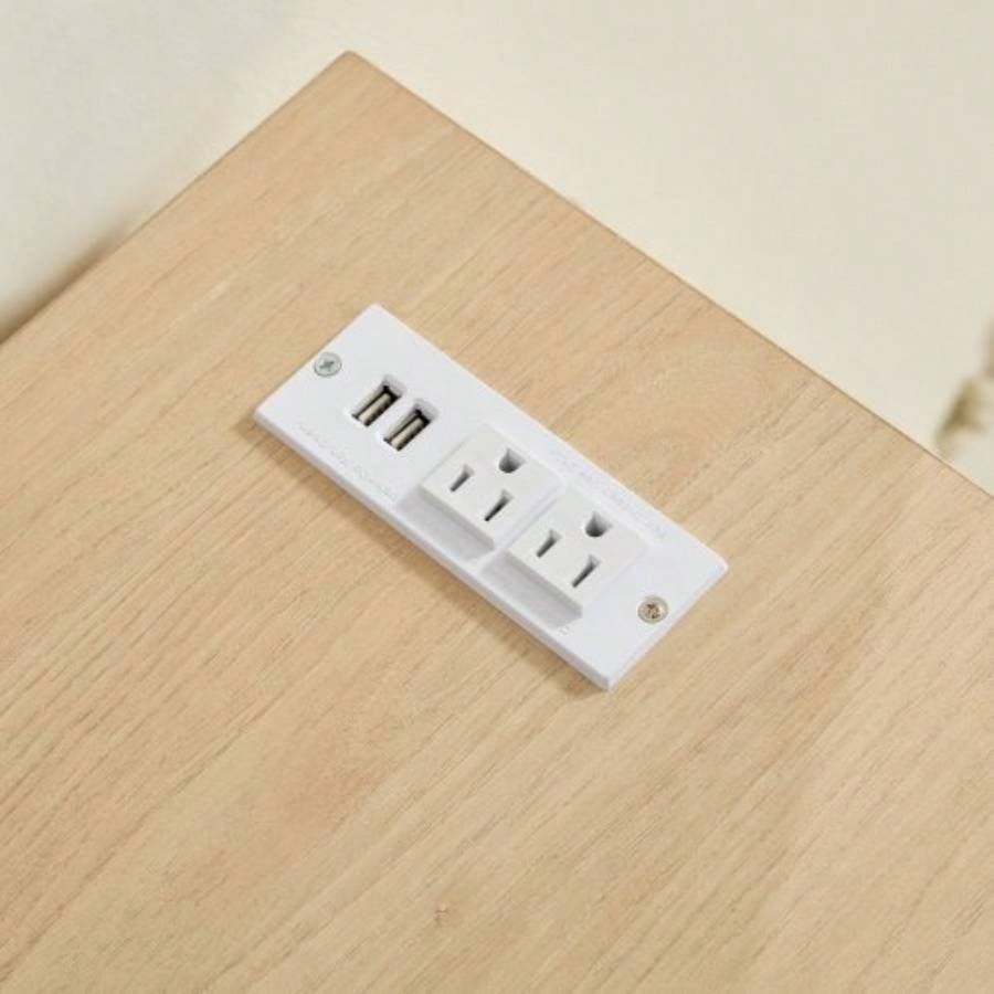 Farmhouse Style Kitchen Storage Cabinet, Large Wall Cabinet with Drawers and Doors in Roman Column Shape, Wooden Coffee Bar, Wine Cooler Living Room Hallway