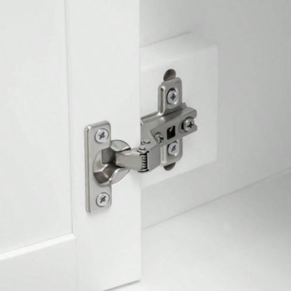 HOMCOM Sideboard Buffet Cabinet, Modern Kitchen Cabinet with 2 Drawers and Adjustable Shelves, Coffee Bar Cabinet, White