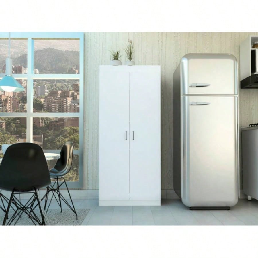 Albany, Double Door Pantry Cabinet, Five Shelves