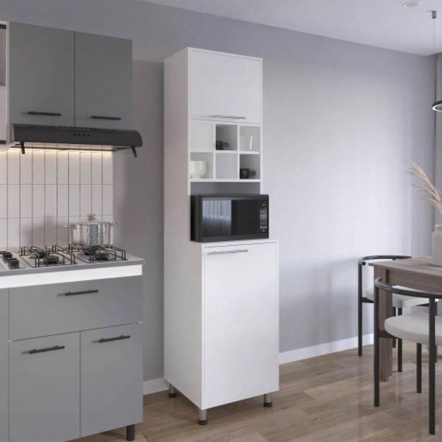 Kitchen Pantry, 2 Doors, 4, 8 Shelves