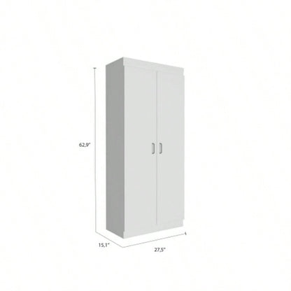 Albany, Double Door Pantry Cabinet, Five Shelves