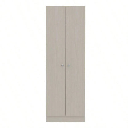 Virginia Double Door Storage Cabinet, Five Shelves
