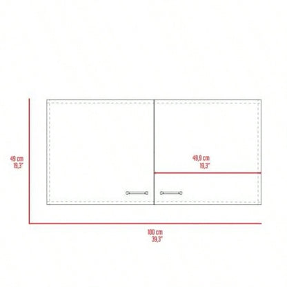 Wall Cabinet, Two Doors