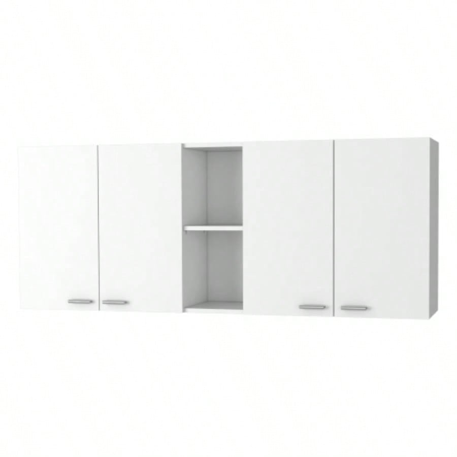 Winslow 150 Wall Cabinet, Four Doors, Two Divisions, Two Shelves