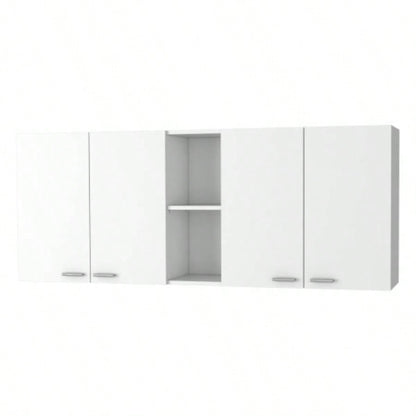 Winslow 150 Wall Cabinet, Four Doors, Two Divisions, Two Shelves