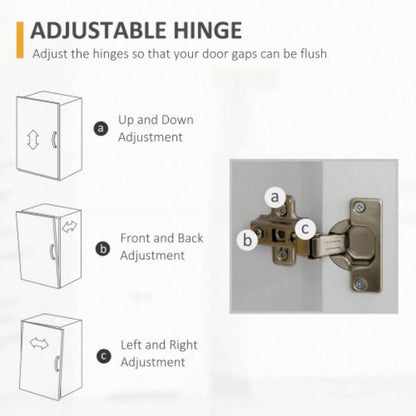 HOMCOM 70.75 Farmhouse Kitchen Pantry Cabinet, Freestanding Tall Storage Cabinet with 4 Barn Doors and Adjustable Shelves Dining Room, White