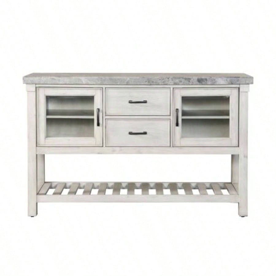 Canova - Marble Top Server - Gray