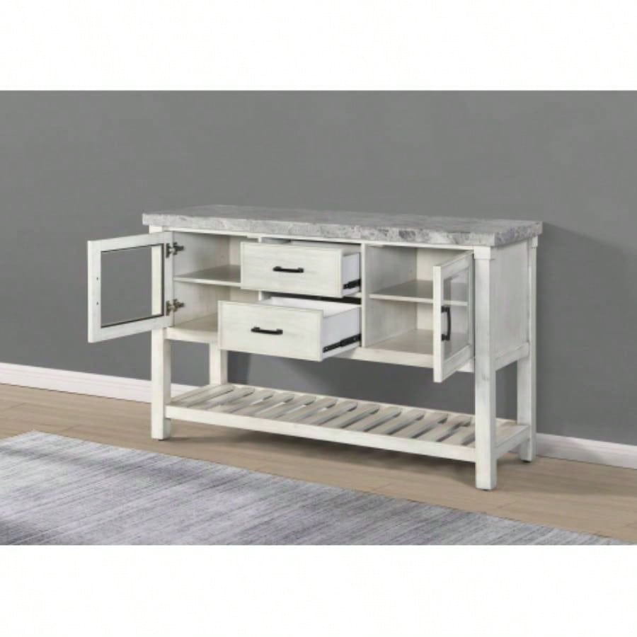 Canova - Marble Top Server - Gray