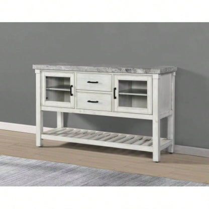 Canova - Marble Top Server - Gray