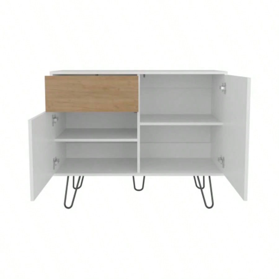 Sideboard, 2 Doors, 1 Drawer, 4 Shelves
