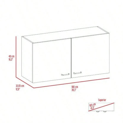 Wall Cabinet, Two Doors