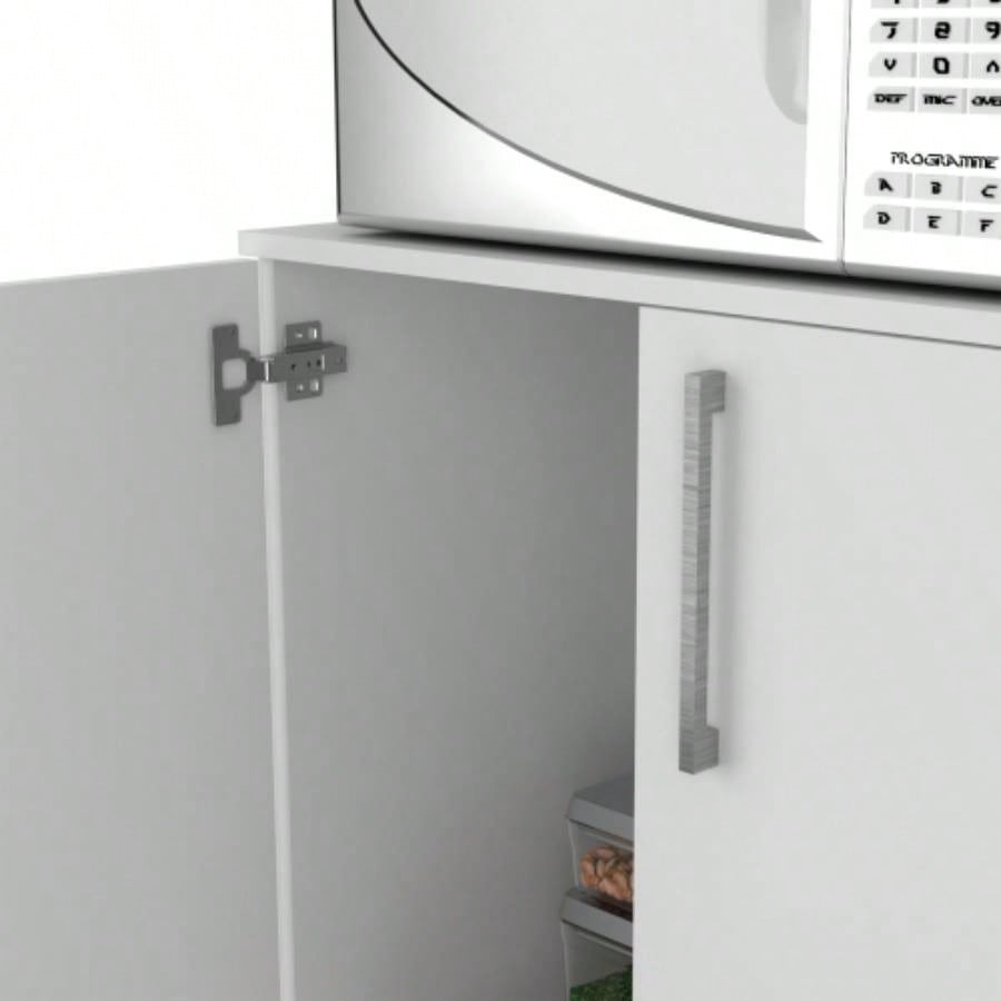 Colorado Pantry Cabinet, Three Open Shelves