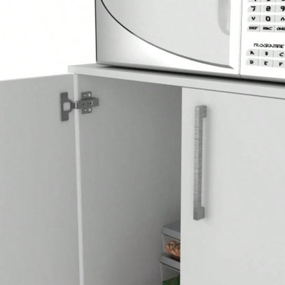 Colorado Pantry Cabinet, Three Open Shelves