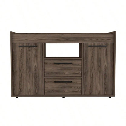 Chapella 2 - Drawer Sideboard Dark Walnut
