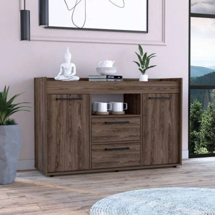 Chapella 2 - Drawer Sideboard Dark Walnut