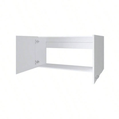 FM FURNITURE Nakya Kitchen Wall Cabinet with 2 Doors, White