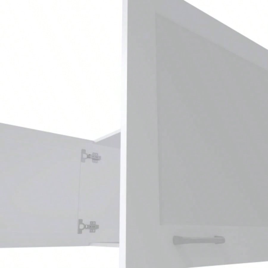 FM FURNITURE Nakya Kitchen Wall Cabinet with 2 Doors, White