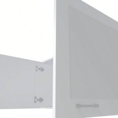 FM FURNITURE Nakya Kitchen Wall Cabinet with 2 Doors, White