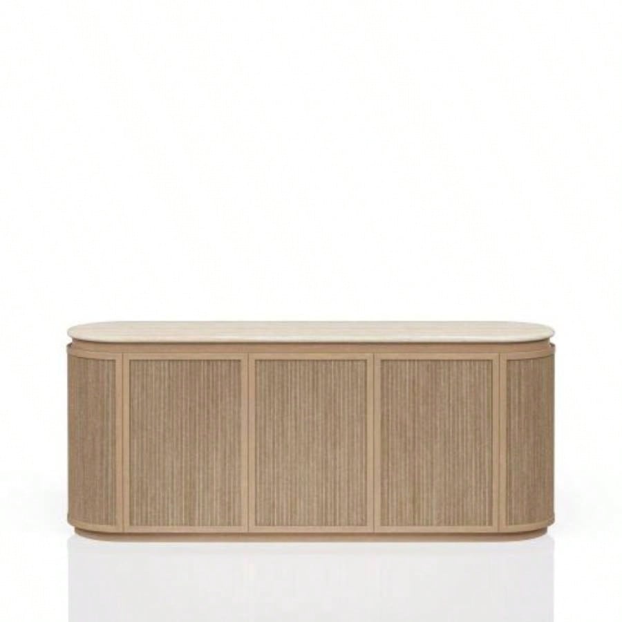 Stone Top and Rope Front Server