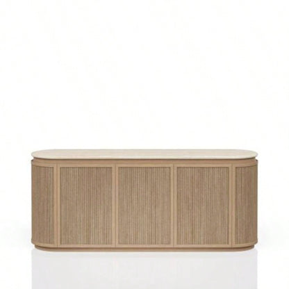 Stone Top and Rope Front Server