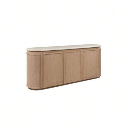 Stone Top and Rope Front Server