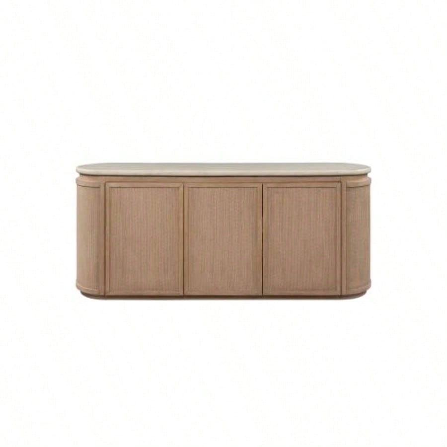 Stone Top and Rope Front Server