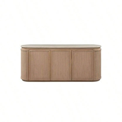 Stone Top and Rope Front Server