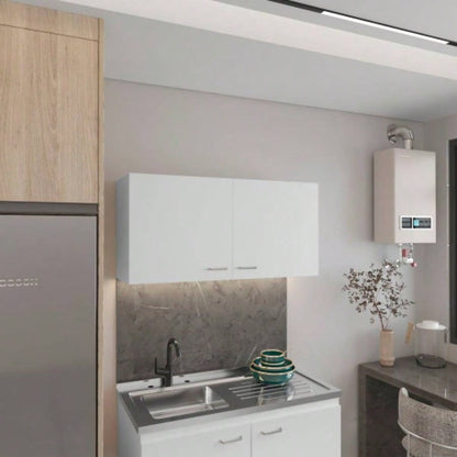 Napoles 39 Double Door Wall Cabinet White