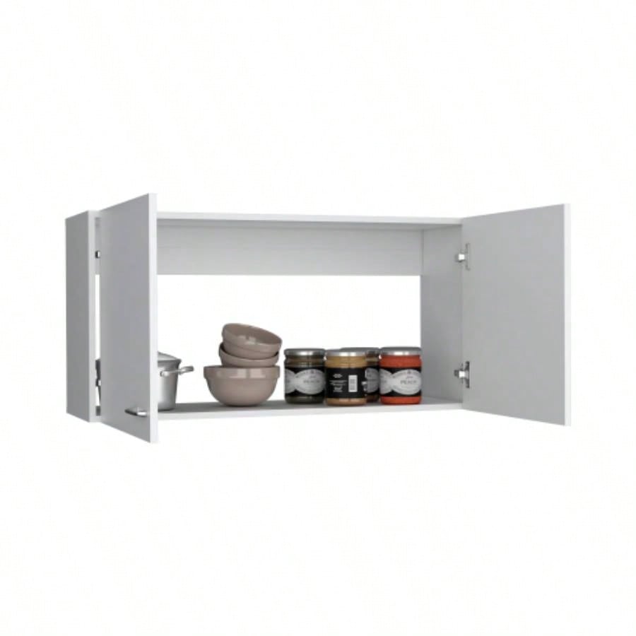 Napoles 39 Double Door Wall Cabinet White