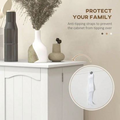 HOMCOM Kitchen Pantry Storage Cabinet/ 5 - tier Shelving, 12 Spice Racks