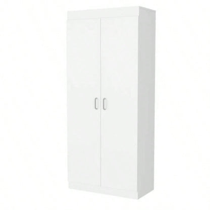 Cherry Hill 5 - Shelf Pantry Cabinet White