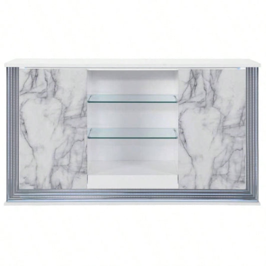 MOON WHITE MARBLE BUFFET