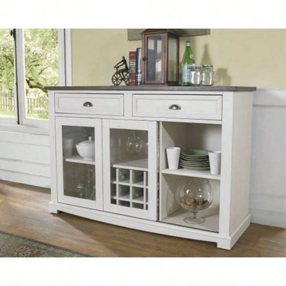 Cayla - Server - Dark Oak White