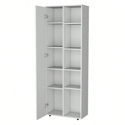 White 1 - Door Multistorage Kitchen Pantry