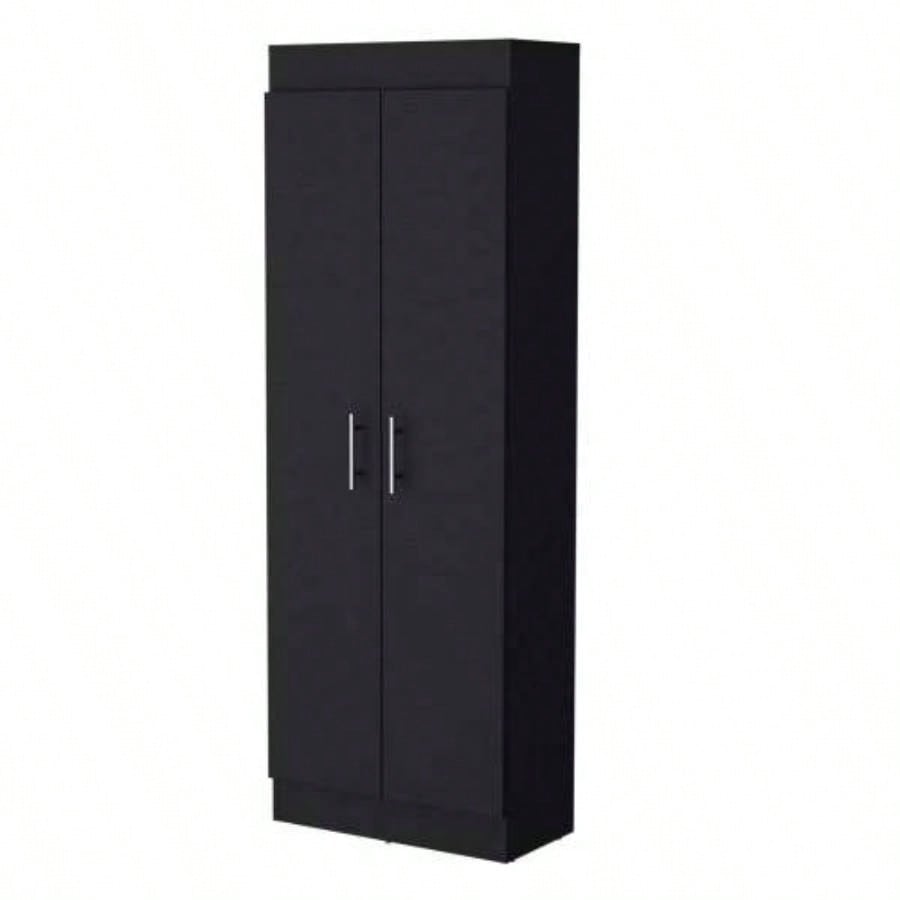 Black 5 - Shelf Storage Pantry Cabinet