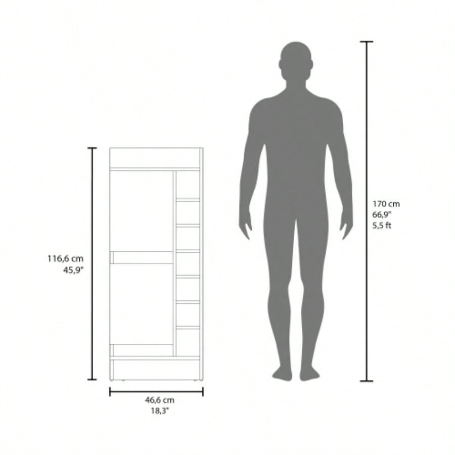 Lyman 46 Tall 3 - Tier Corner Bar Cabinet with Fourteen Wine Bottle Cubbies, Living Room, Liquor Cabinet, Storage Cabinet Black