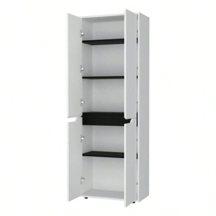 White 5 - Shelf Kitchen Pantry