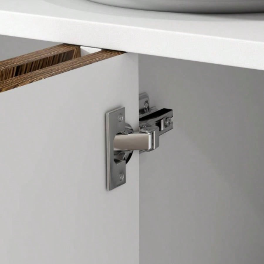 HOMCOM Modern Kitchen Sideboard Buffet Cabinet with Adjustable Shelves, 48 Coffee Bar Cabinet with Doors and Pine Wood, Brown