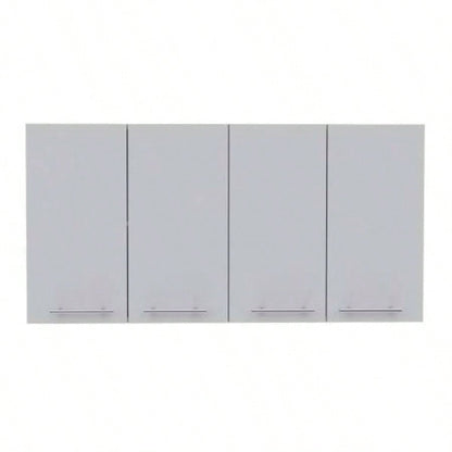 Sitka Wall Cabinet, Two Spacious Divisions, Four Doors