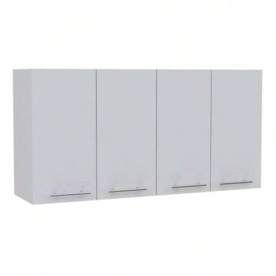 Sitka Wall Cabinet, Two Spacious Divisions, Four Doors