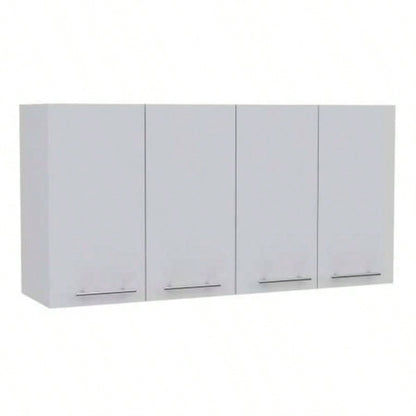 Sitka Wall Cabinet, Two Spacious Divisions, Four Doors
