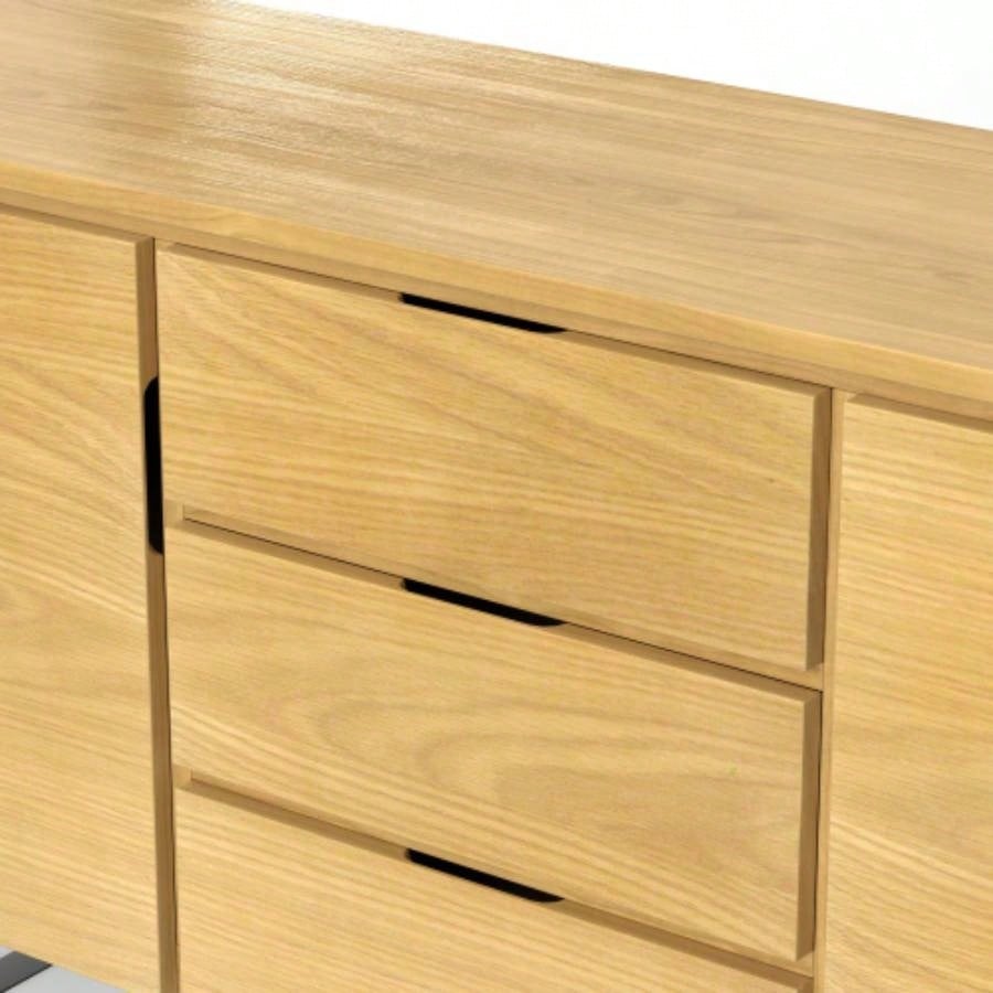 Lowry - Sideboard Buffet - Oak Veneer