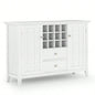 Bedford - Sideboard Buffet and Wine Rack - White