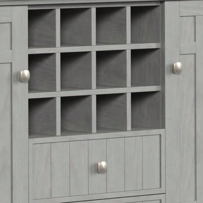 Bedford - Sideboard Buffet and Wine Rack - Fog