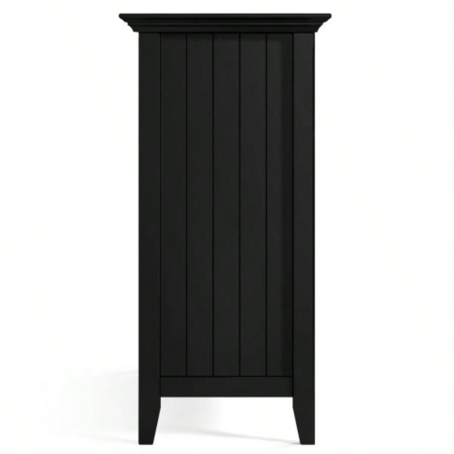 Bedford - Sideboard Buffet and Wine Rack - Black