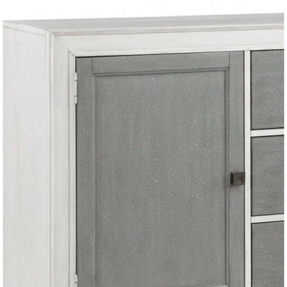 Katia Rustic Gray Weathered White Server