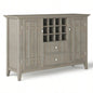 Bedford - Sideboard Buffet and Wine Rack - Distressed